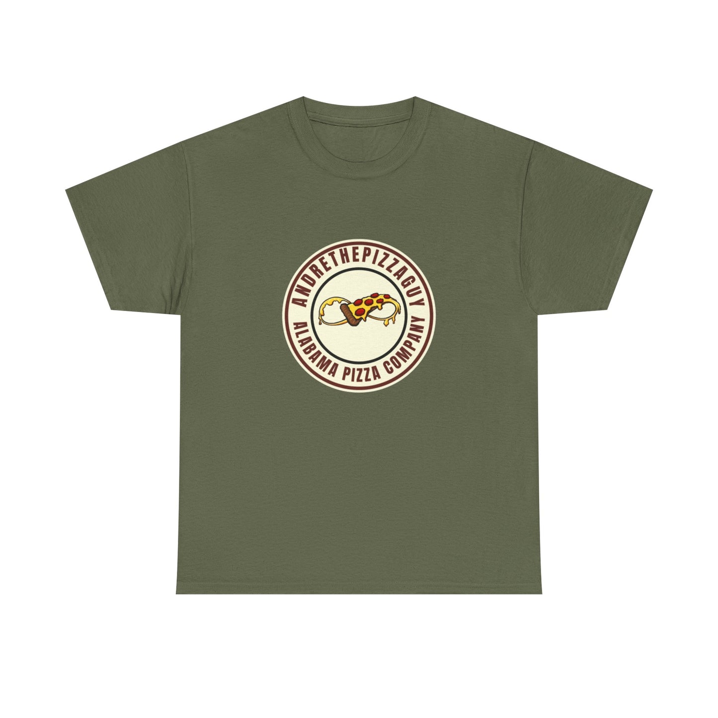 Pizza Company Logo Tee — Vintage Pepperoni Slice Graphic T-Shirt