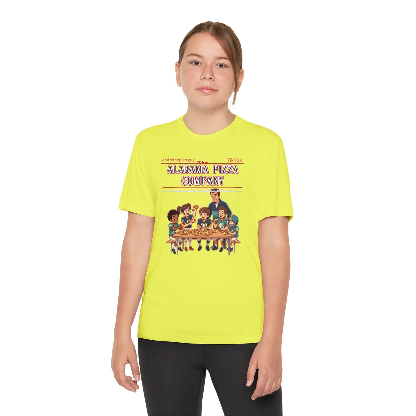 Alabama Pizza Company Kids Tee – Retro Pizza Night Graphic Youth T-Shirt