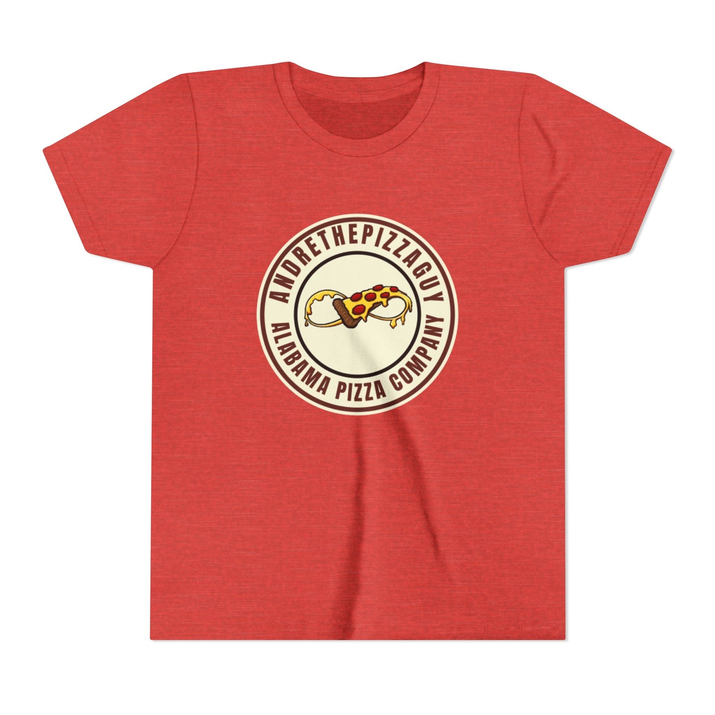 Youth T-Shirt — "AndreThePizzaGuy" Alabama Pizza Company Logo Tee
