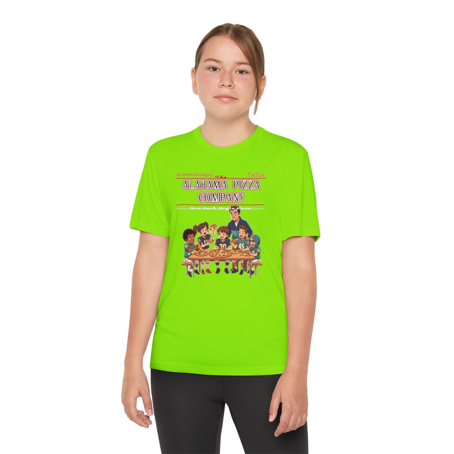 Alabama Pizza Company Kids Tee – Retro Pizza Night Graphic Youth T-Shirt