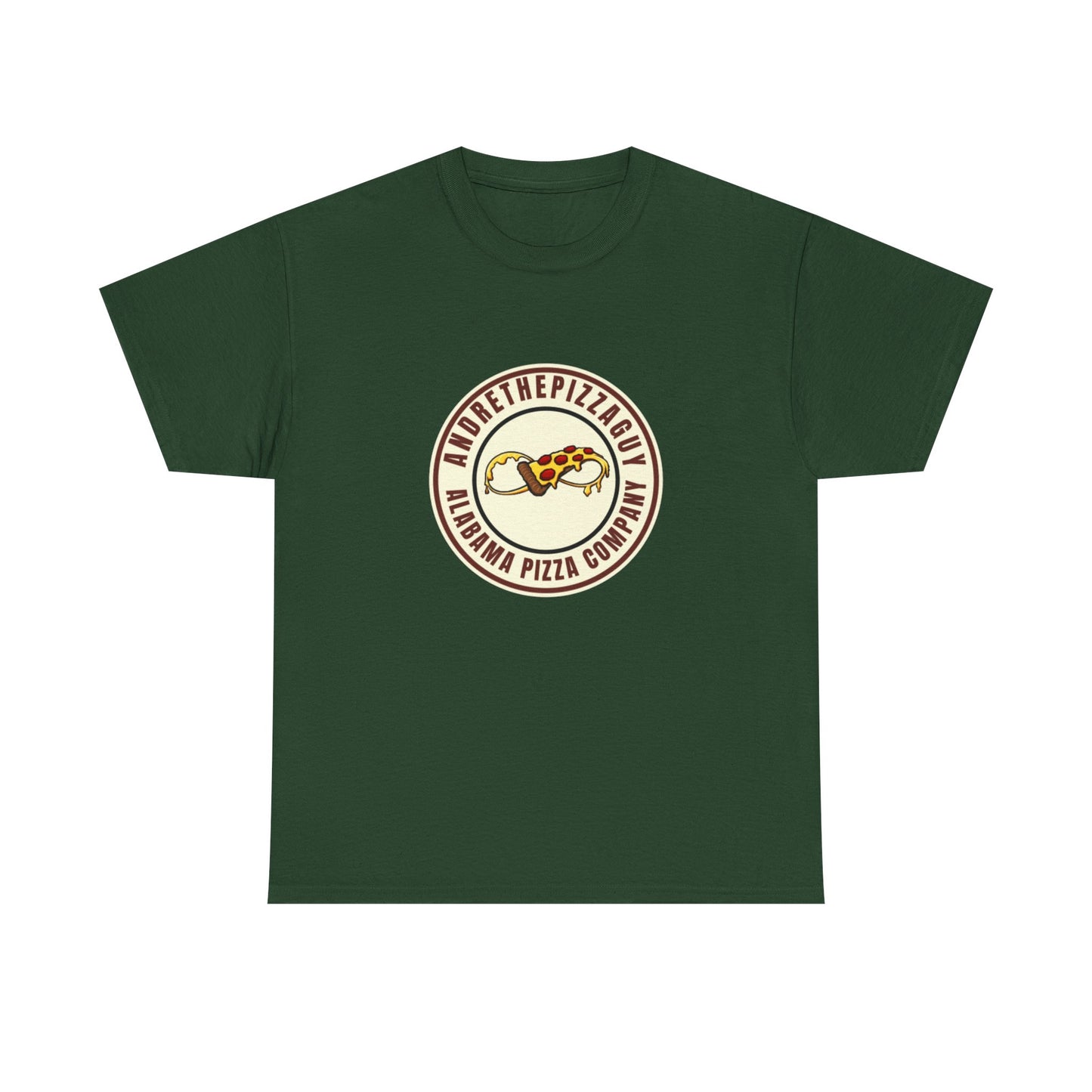Pizza Company Logo Tee — Vintage Pepperoni Slice Graphic T-Shirt