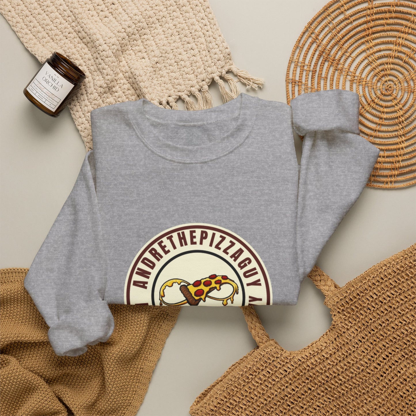 Pizza Logo Crewneck Sweatshirt – AndreyThePizzaGuy Alabama Pizza Company