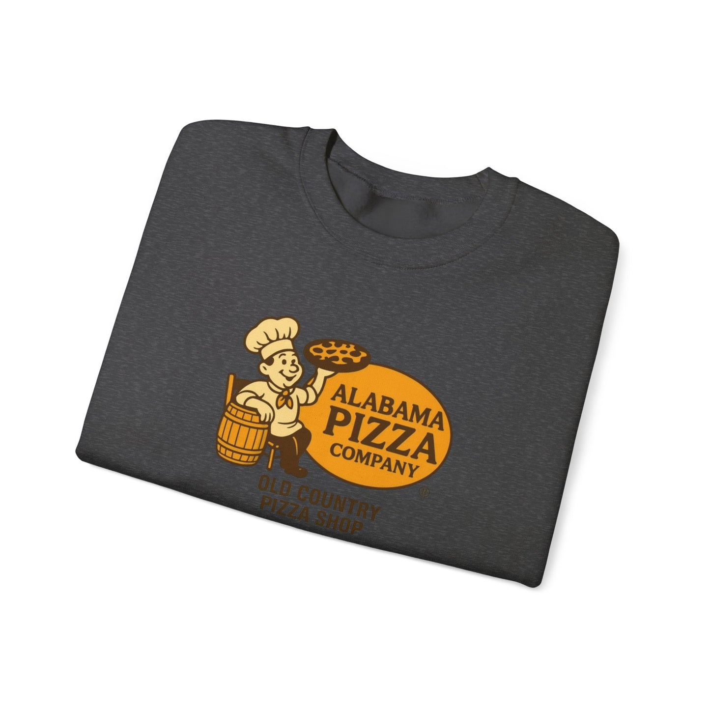 Alabama Pizza Company Crewneck Sweatshirt – Old Country Pizza Shop Vintage Logo