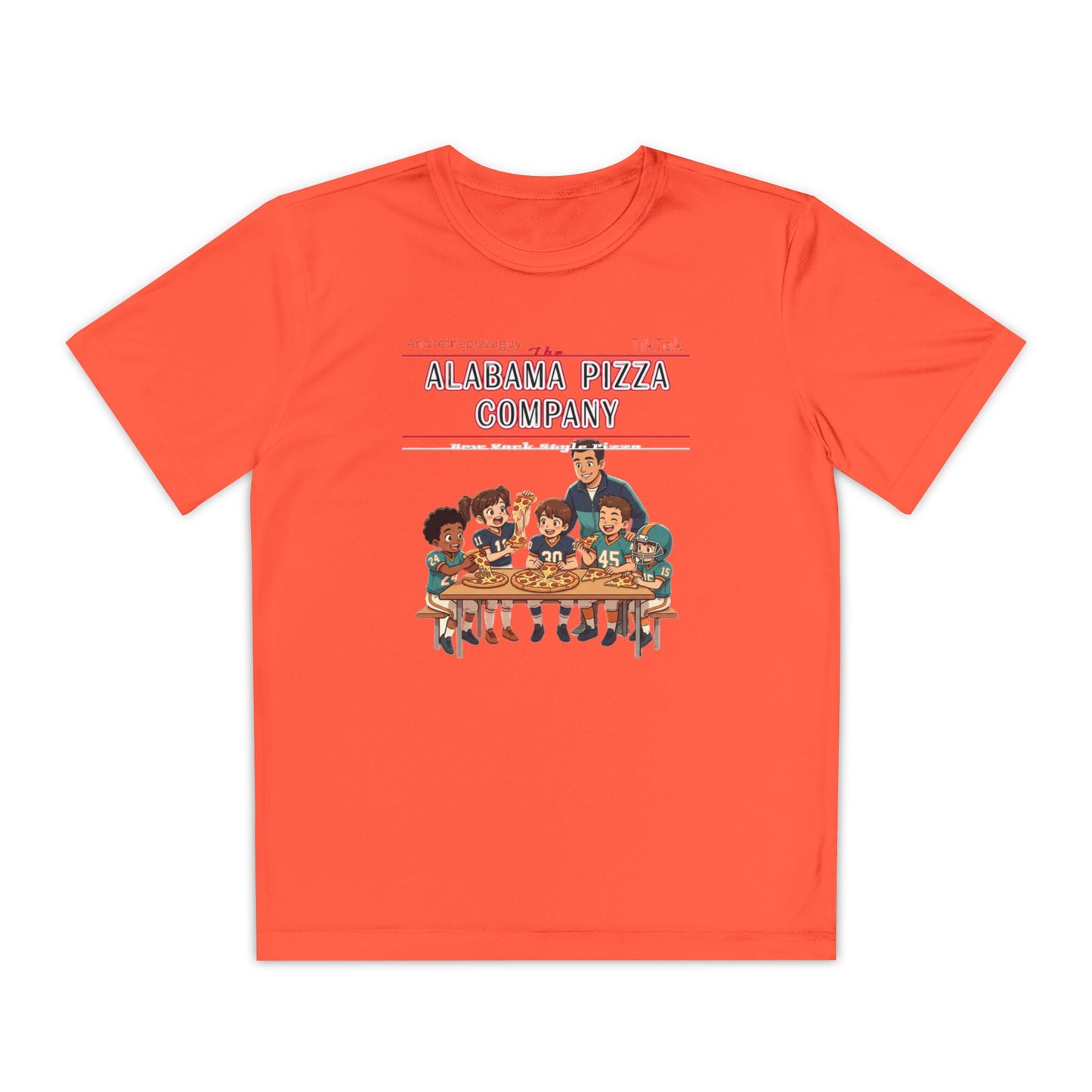Alabama Pizza Company Kids Tee – Retro Pizza Night Graphic Youth T-Shirt