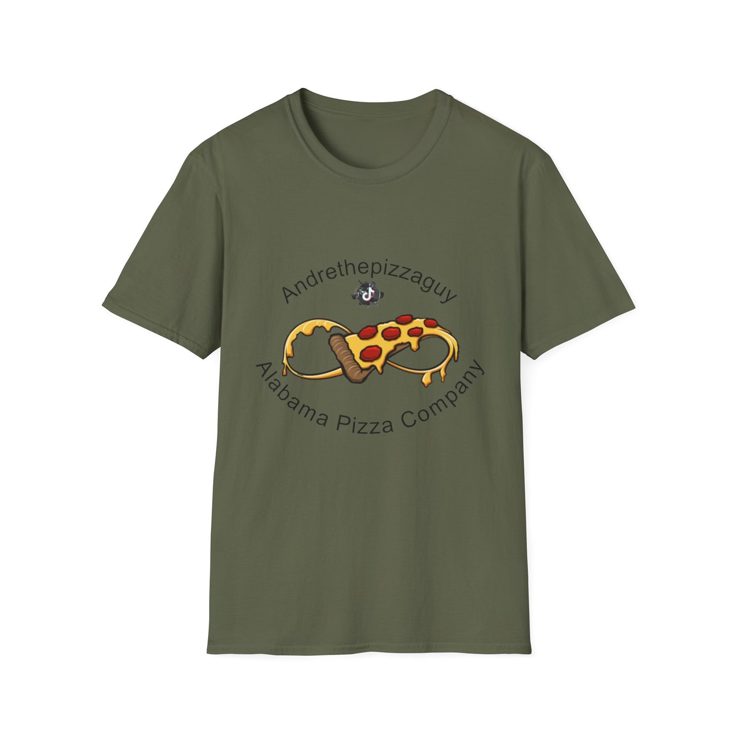 Pizza Logo T-Shirt — "Andrethepizzaguy" Alabama Pizza Company Tee