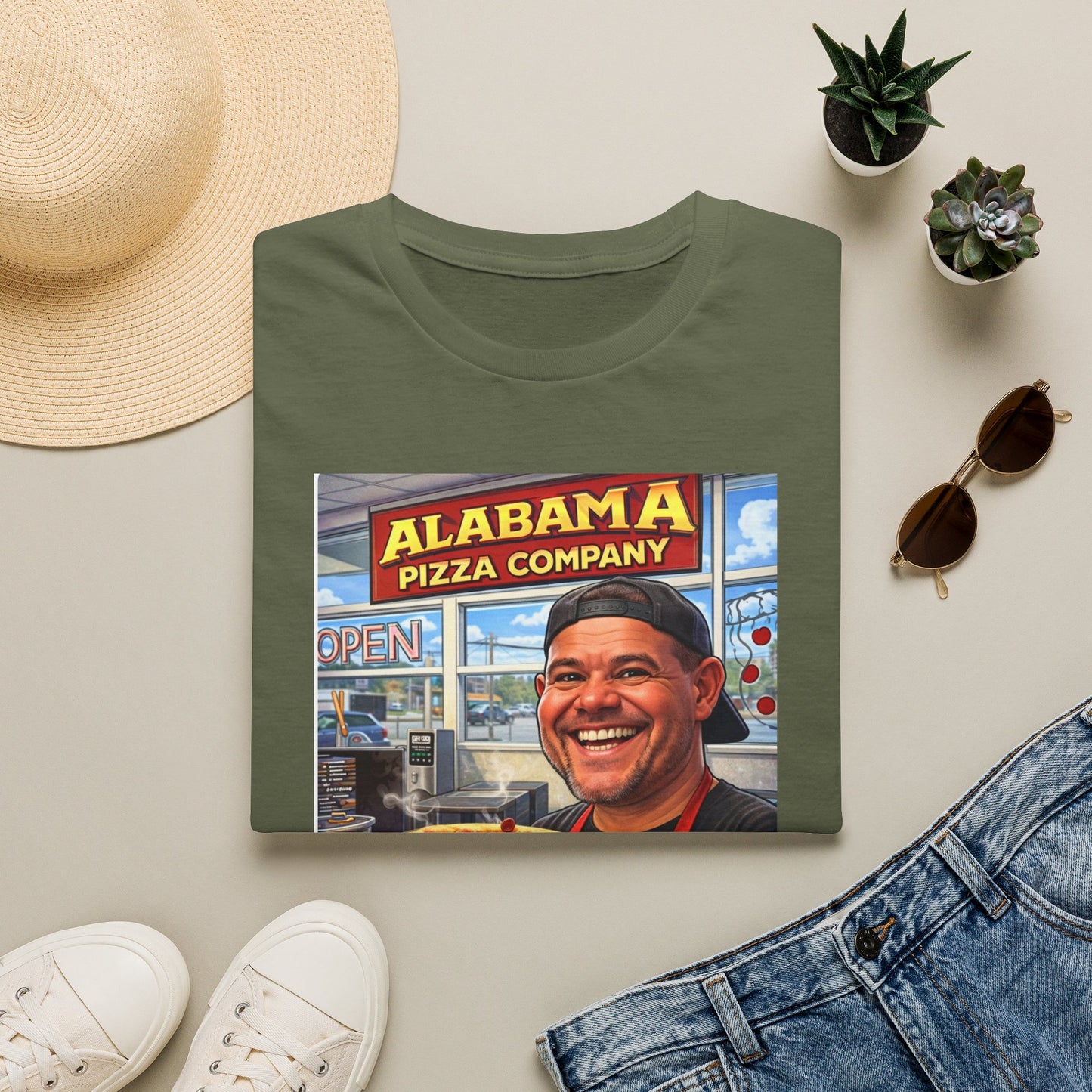 Alabama Pizza Company T-Shirt — Retro Pizzeria Graphic Tee