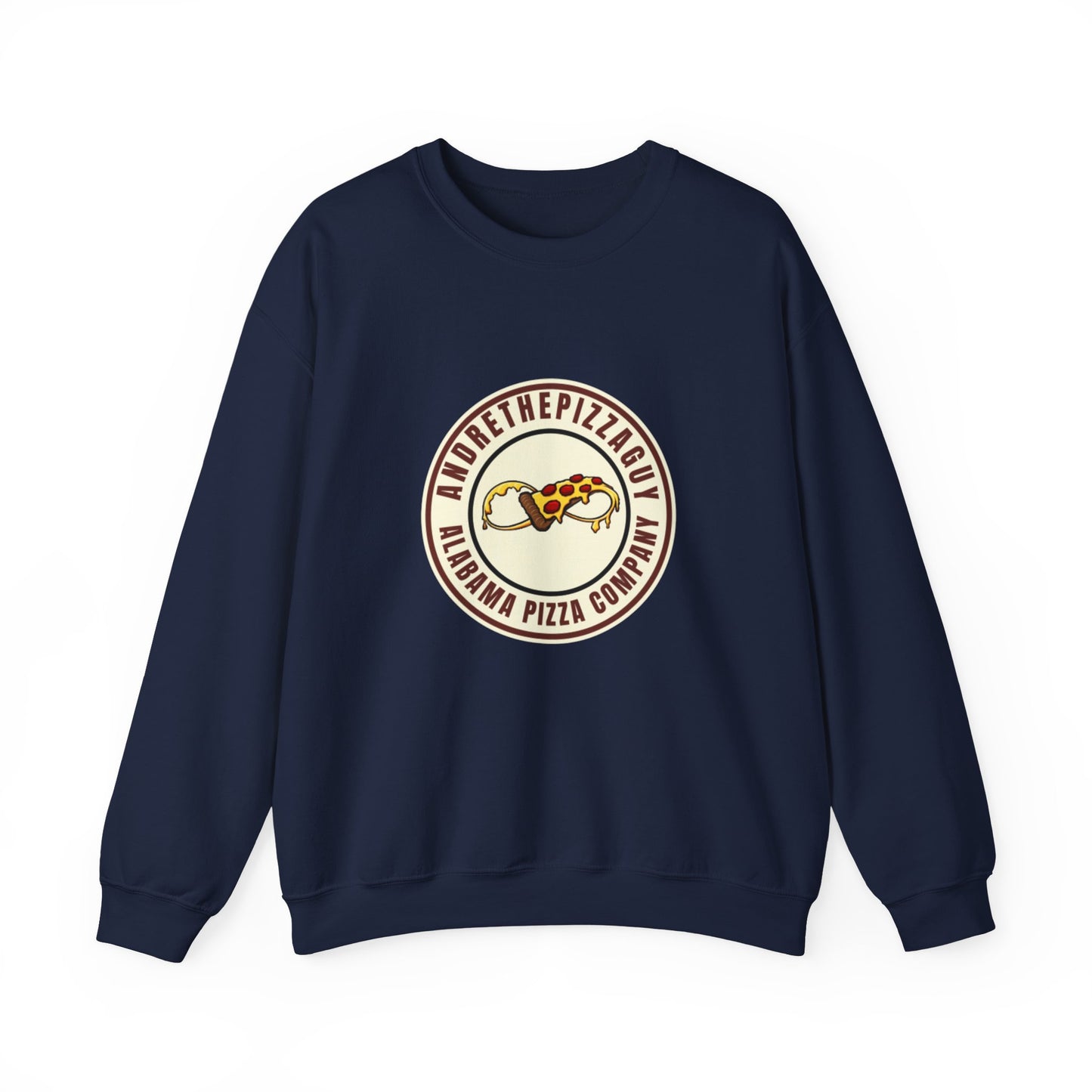 Pizza Logo Crewneck Sweatshirt – AndreyThePizzaGuy Alabama Pizza Company