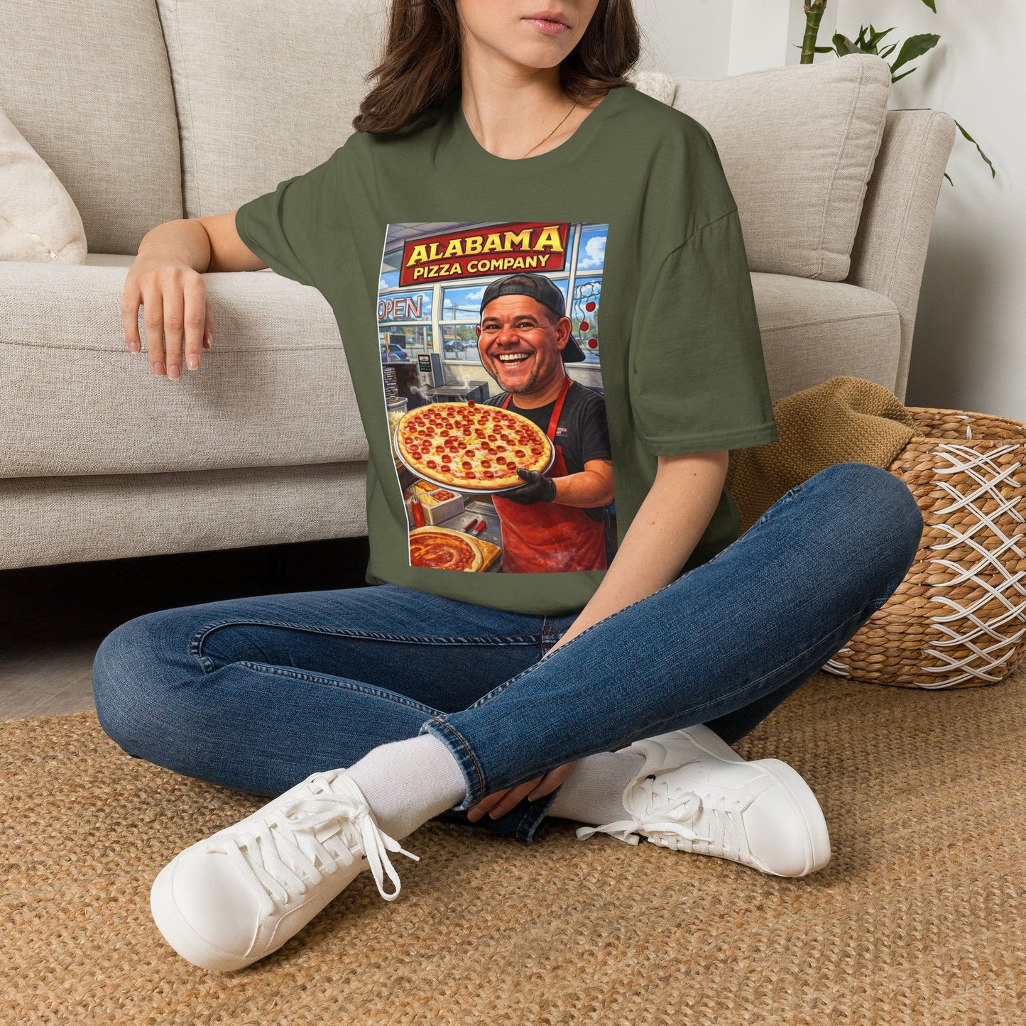 Alabama Pizza Company T-Shirt — Retro Pizzeria Graphic Tee