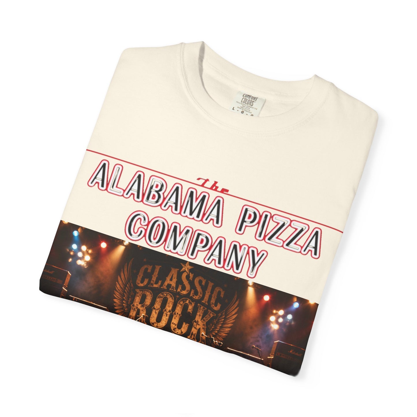 Pizza & Classic Rock T-Shirt — The Alabama Pizza Company Graphic Tee