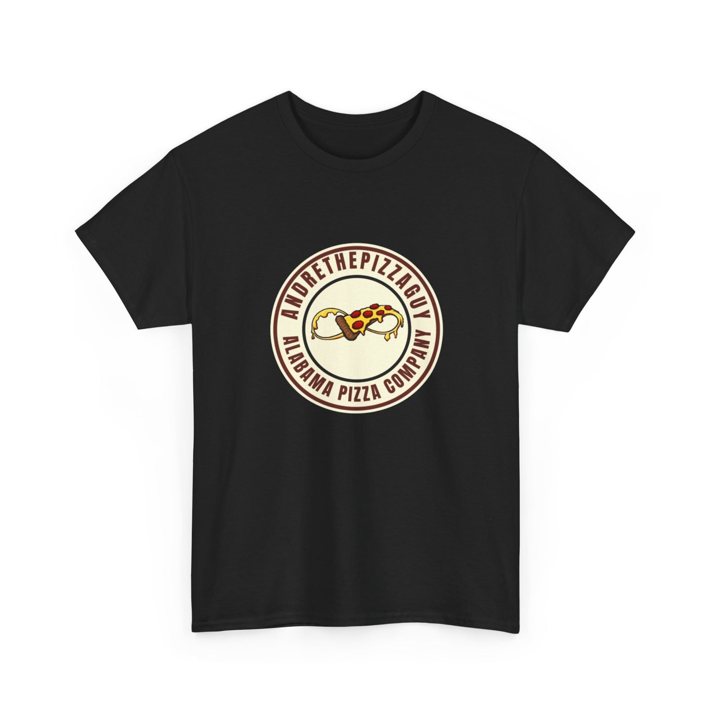 Pizza Company Logo Tee — Vintage Pepperoni Slice Graphic T-Shirt