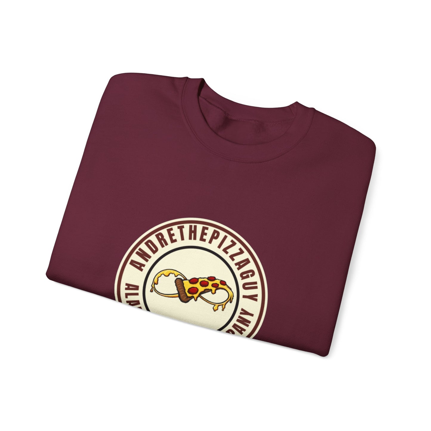 Pizza Logo Crewneck Sweatshirt – AndreyThePizzaGuy Alabama Pizza Company