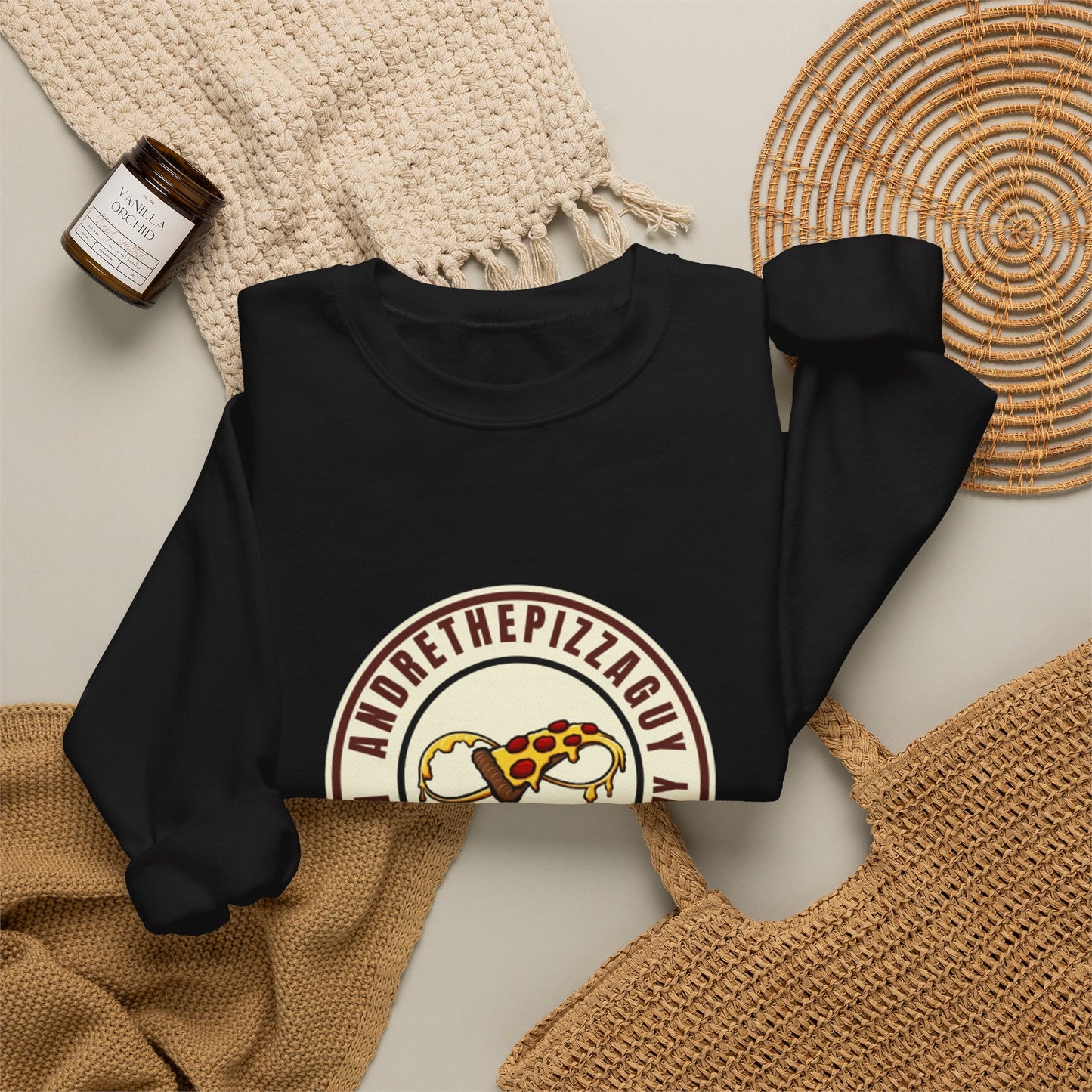 Pizza Logo Crewneck Sweatshirt – AndreyThePizzaGuy Alabama Pizza Company