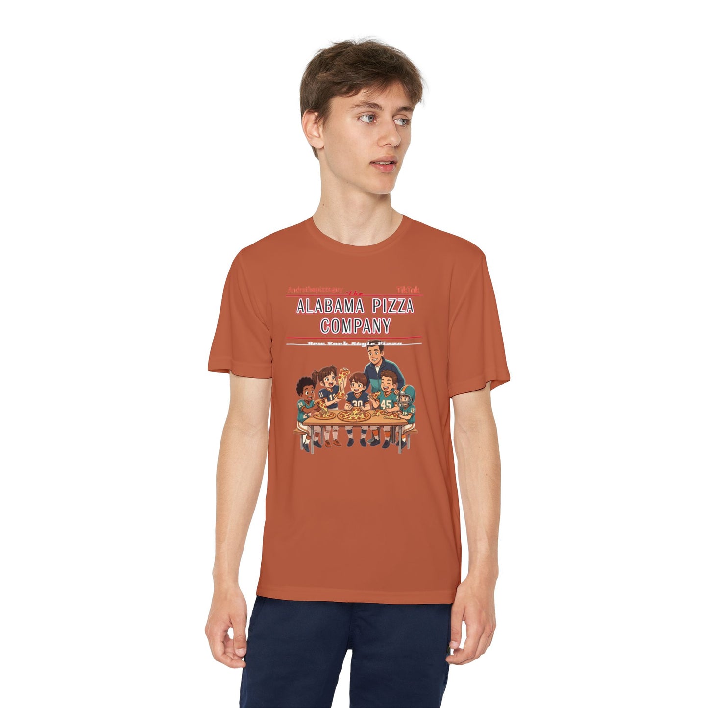 Alabama Pizza Company Kids Tee – Retro Pizza Night Graphic Youth T-Shirt