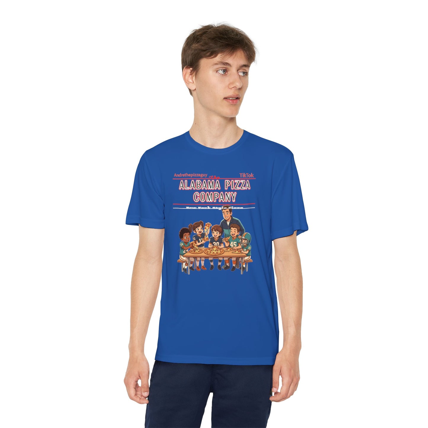 Alabama Pizza Company Kids Tee – Retro Pizza Night Graphic Youth T-Shirt