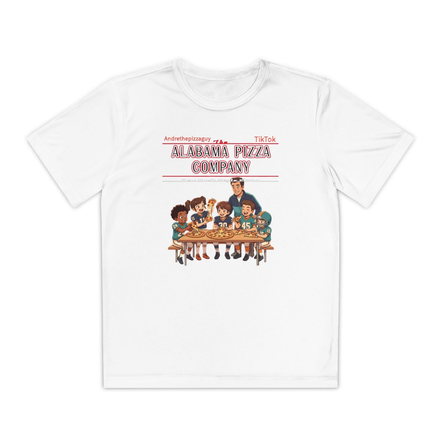 Alabama Pizza Company Kids Tee – Retro Pizza Night Graphic Youth T-Shirt