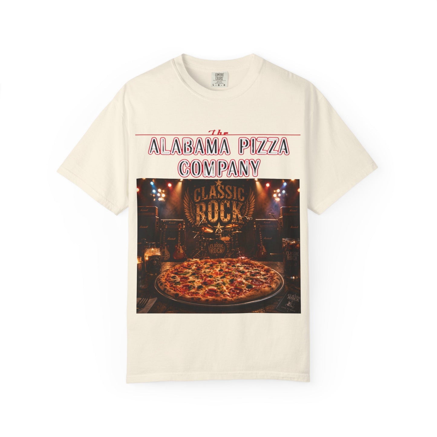 Pizza & Classic Rock T-Shirt — The Alabama Pizza Company Graphic Tee