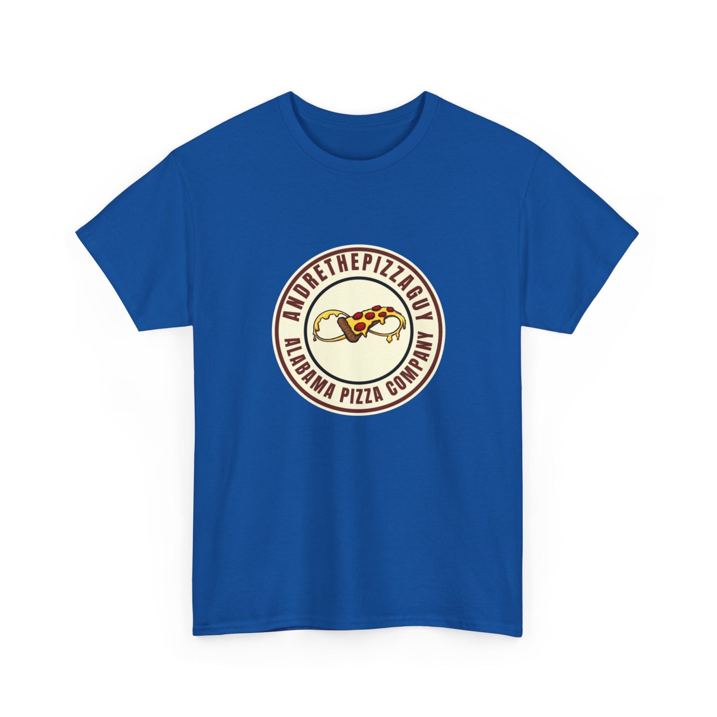 Pizza Company Logo Tee — Vintage Pepperoni Slice Graphic T-Shirt