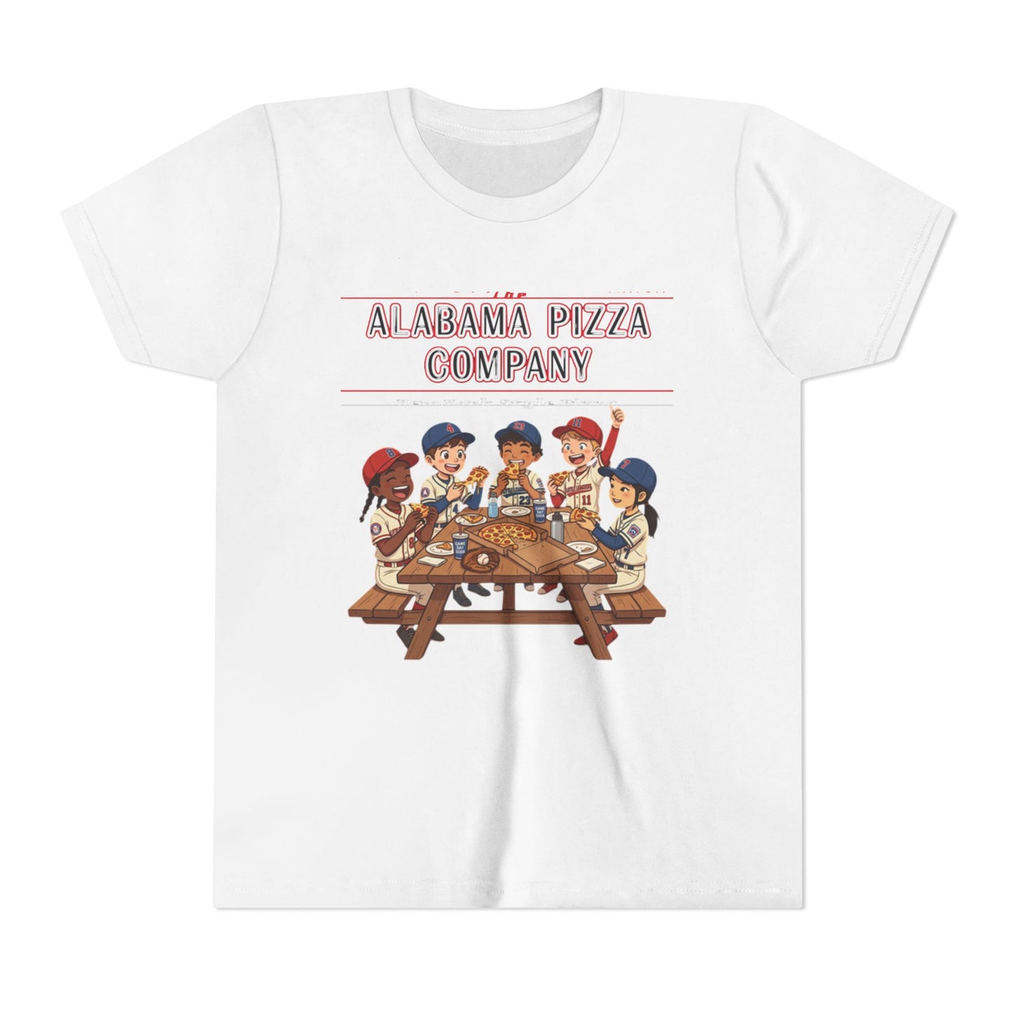 Youth Tee — Alabama Pizza Company Kids Pizza Party Shirt