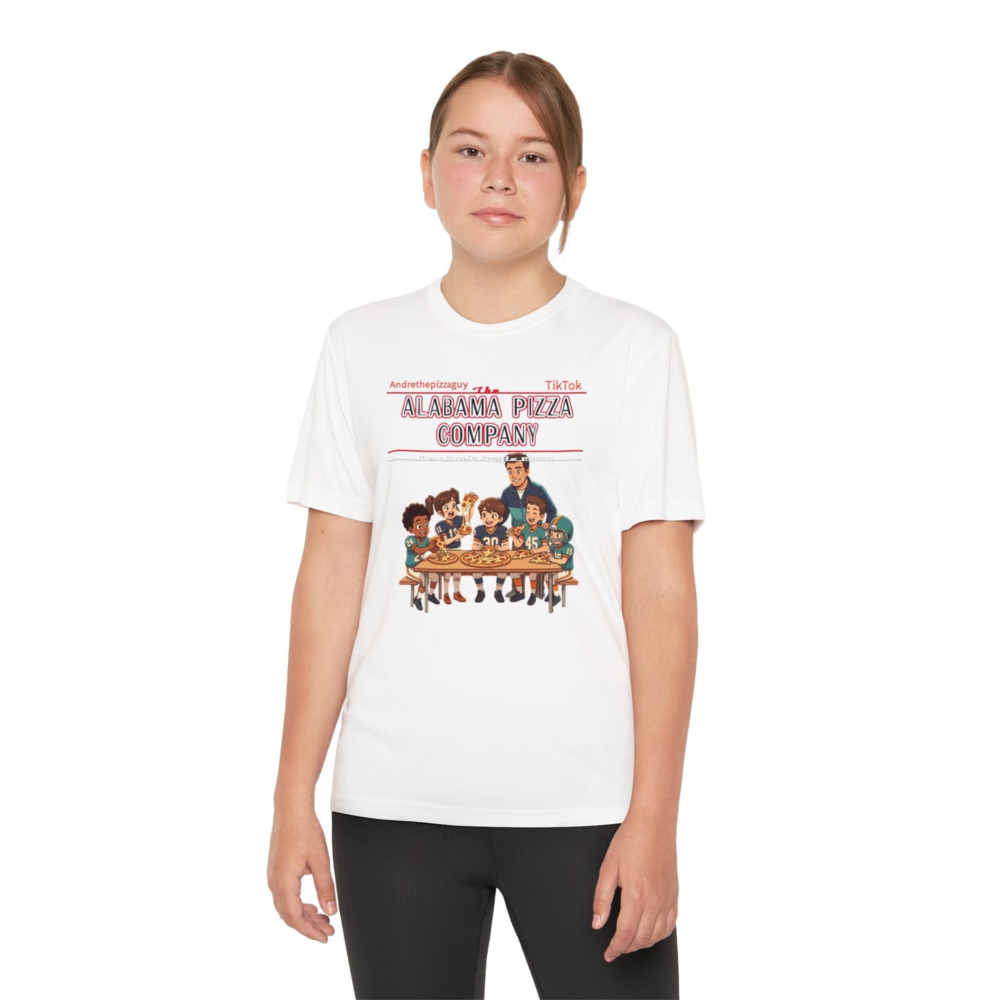 Alabama Pizza Company Kids Tee – Retro Pizza Night Graphic Youth T-Shirt