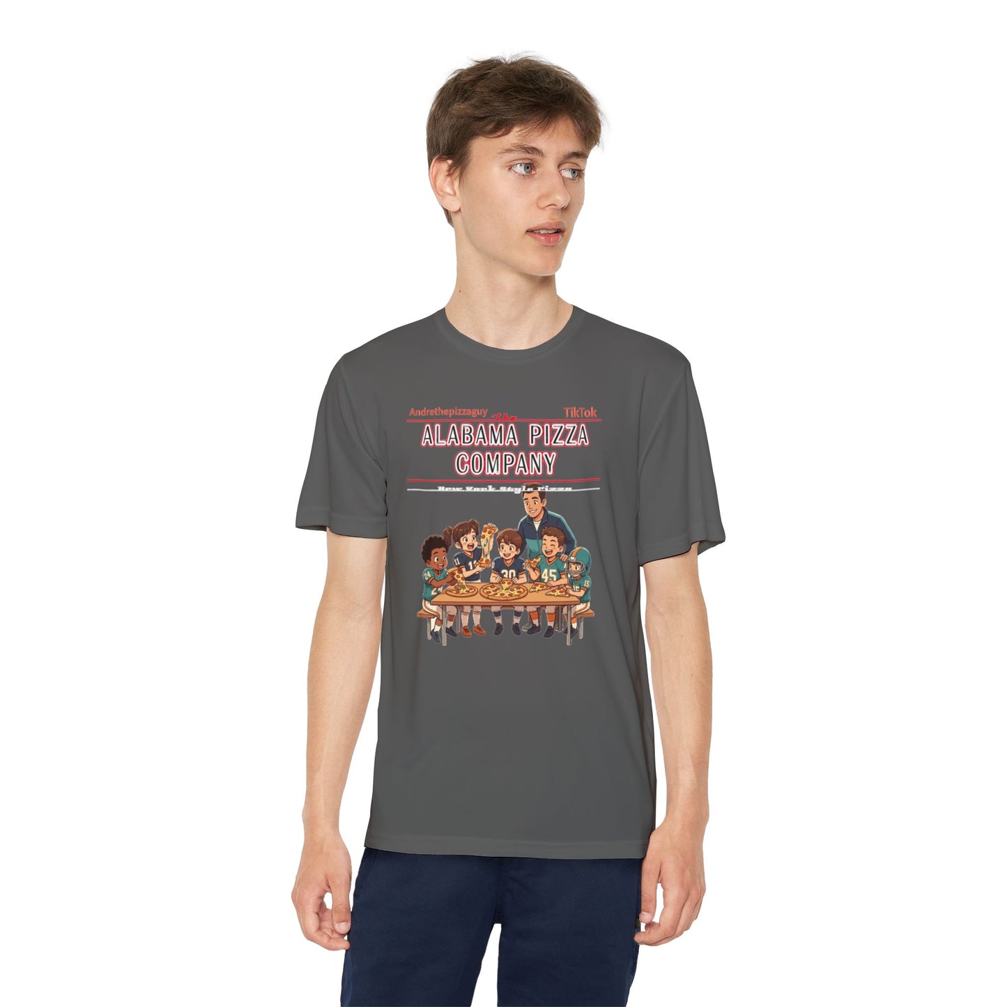 Alabama Pizza Company Kids Tee – Retro Pizza Night Graphic Youth T-Shirt