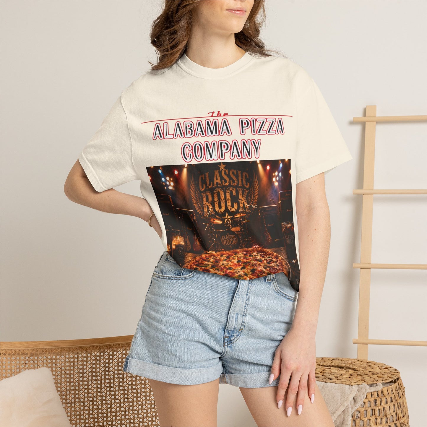 Pizza & Classic Rock T-Shirt — The Alabama Pizza Company Graphic Tee
