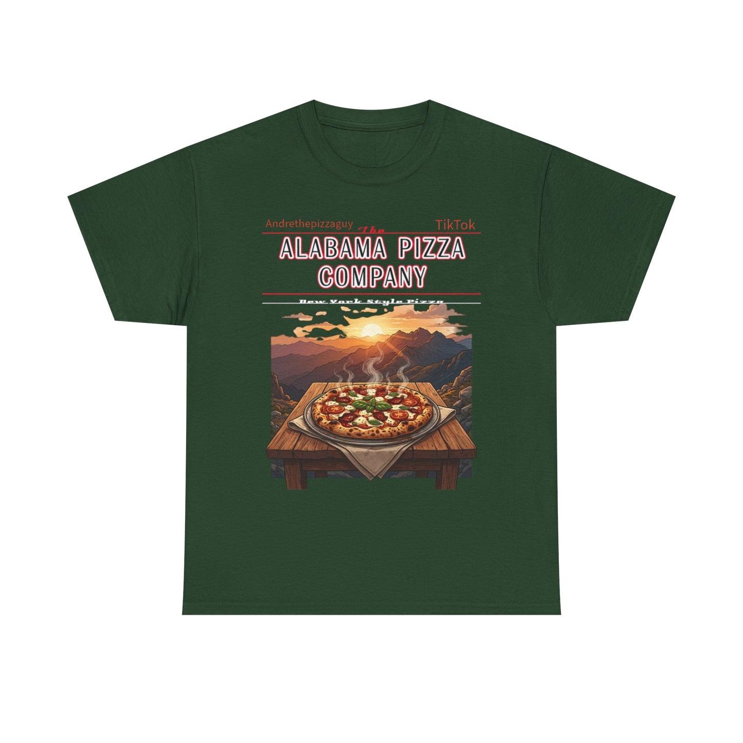 Alabama Pizza Company Tee – Scenic Mountain Pizza Graphic Shirt