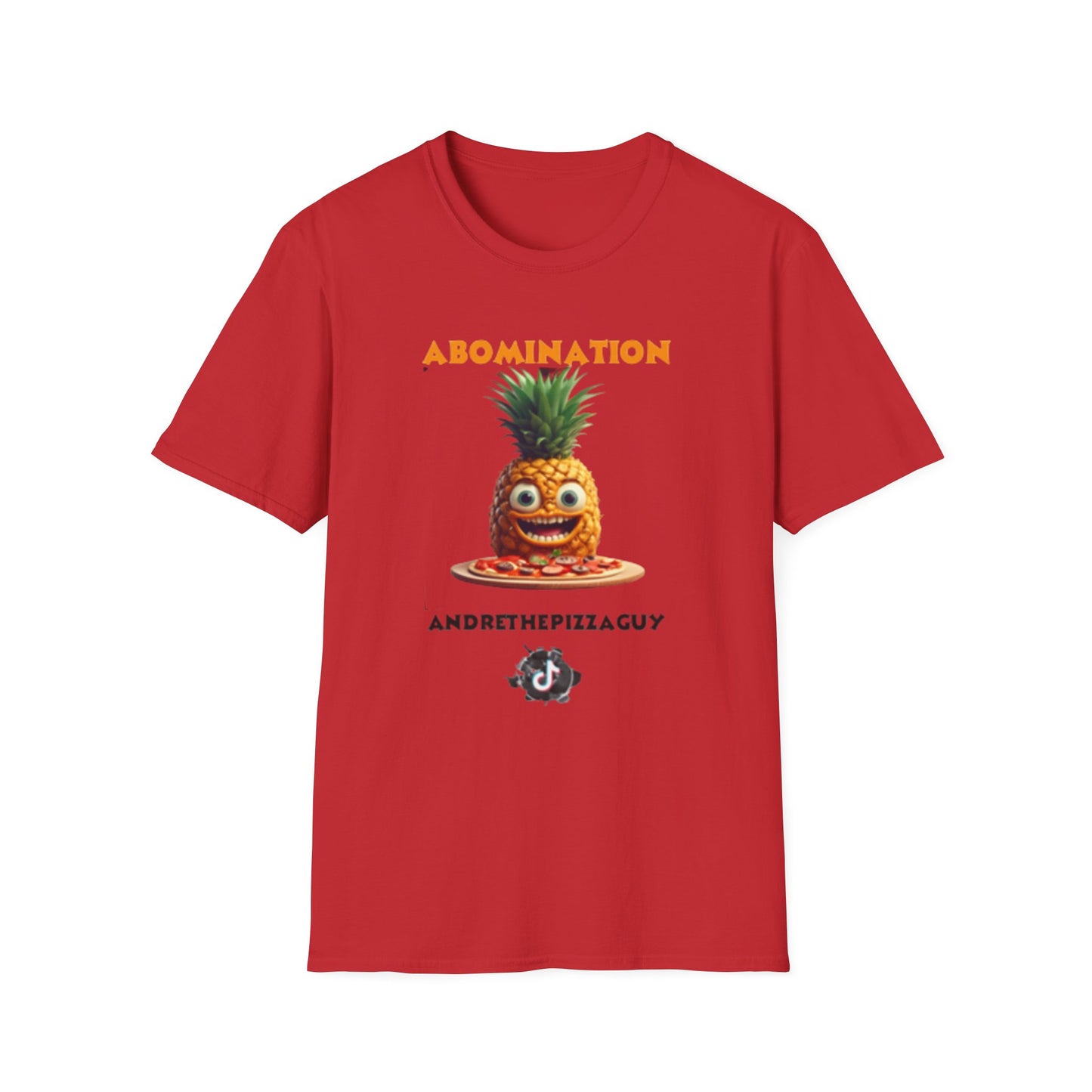 Abomination Pineapple Graphic T-Shirt — Funny Novelty Fruit Tee