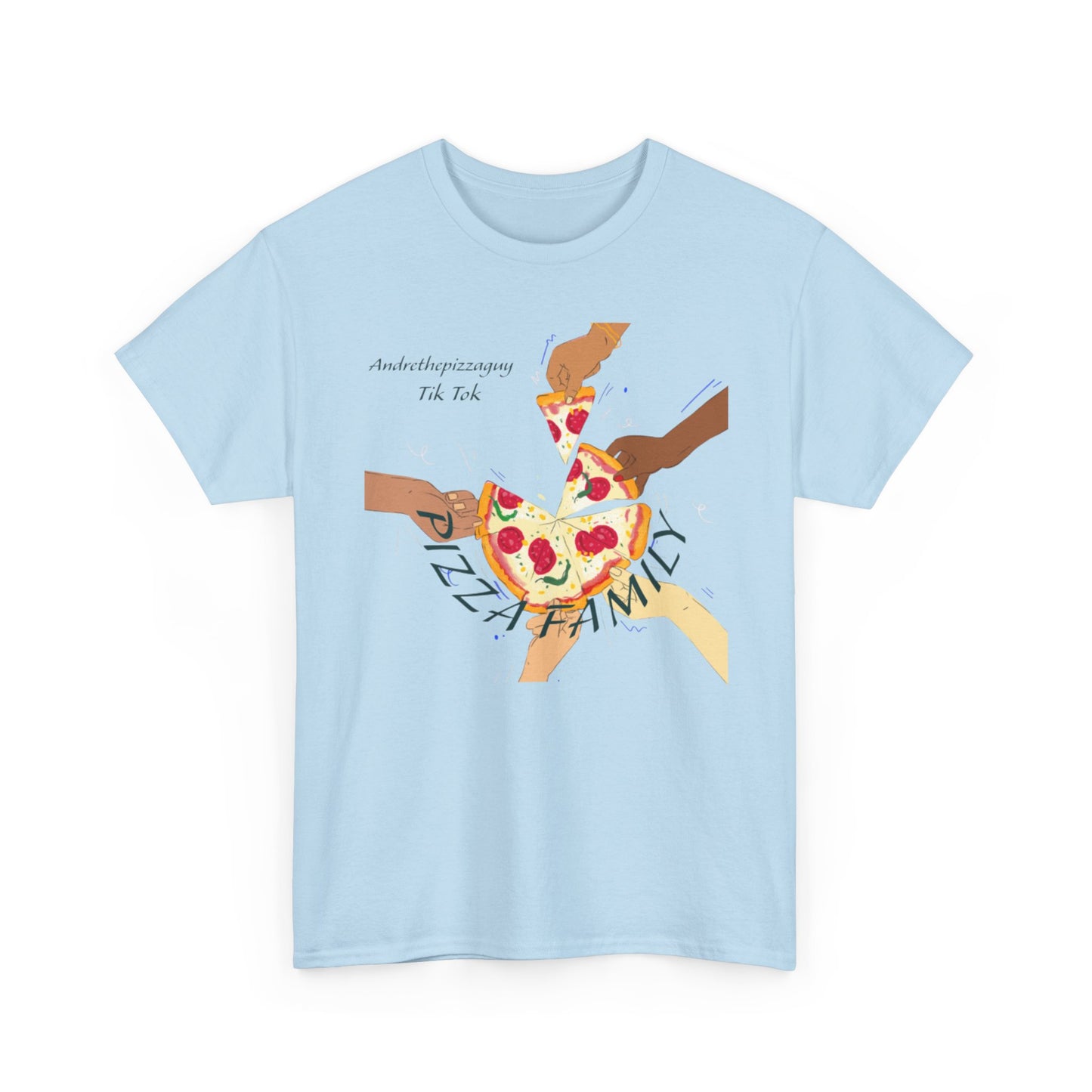 Pizza Family T-Shirt — Together Share Slice Graphic Tee