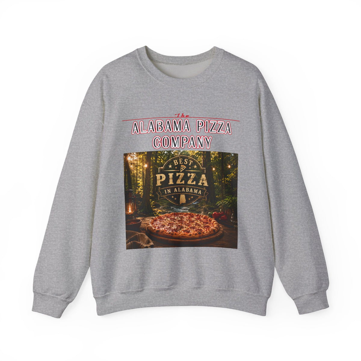 Alabama Pizza Company Sweatshirt — "Best Pizza in Alabama" Crewneck
