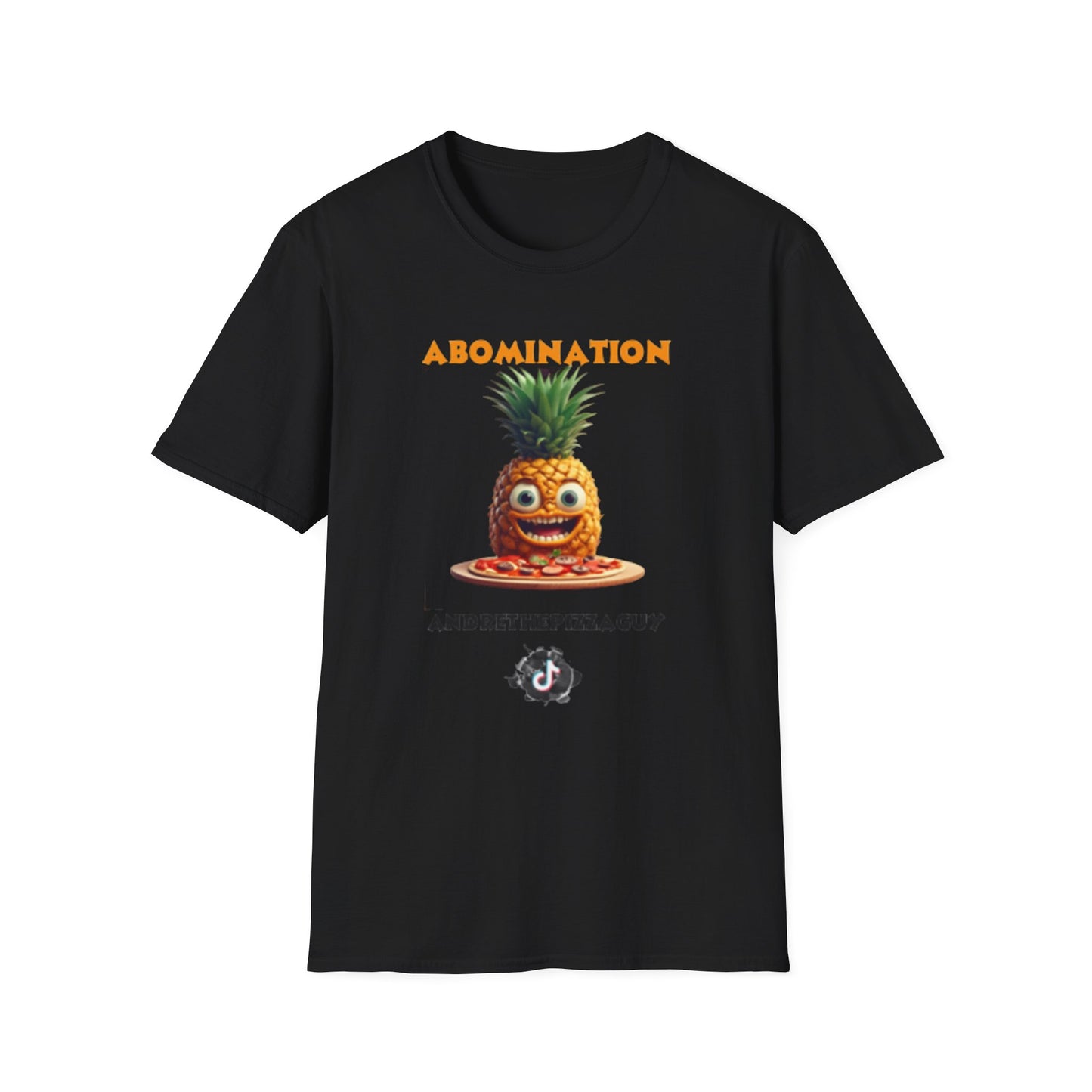 Abomination Pineapple Graphic T-Shirt — Funny Novelty Fruit Tee