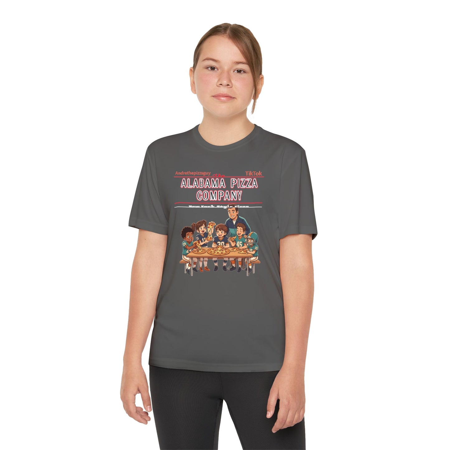 Alabama Pizza Company Kids Tee – Retro Pizza Night Graphic Youth T-Shirt