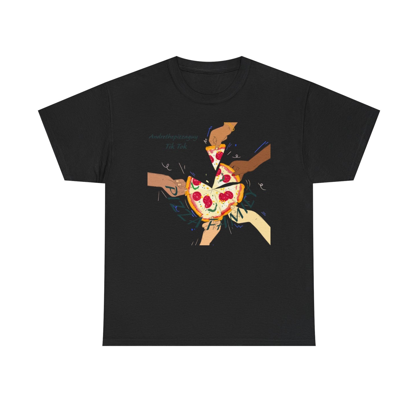 Pizza Family T-Shirt — Together Share Slice Graphic Tee