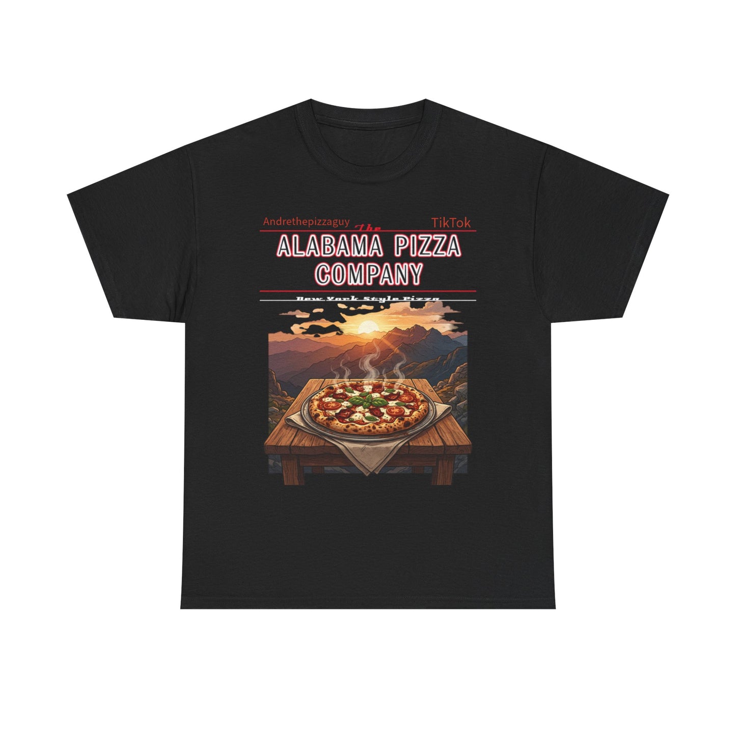 Alabama Pizza Company Tee – Scenic Mountain Pizza Graphic Shirt