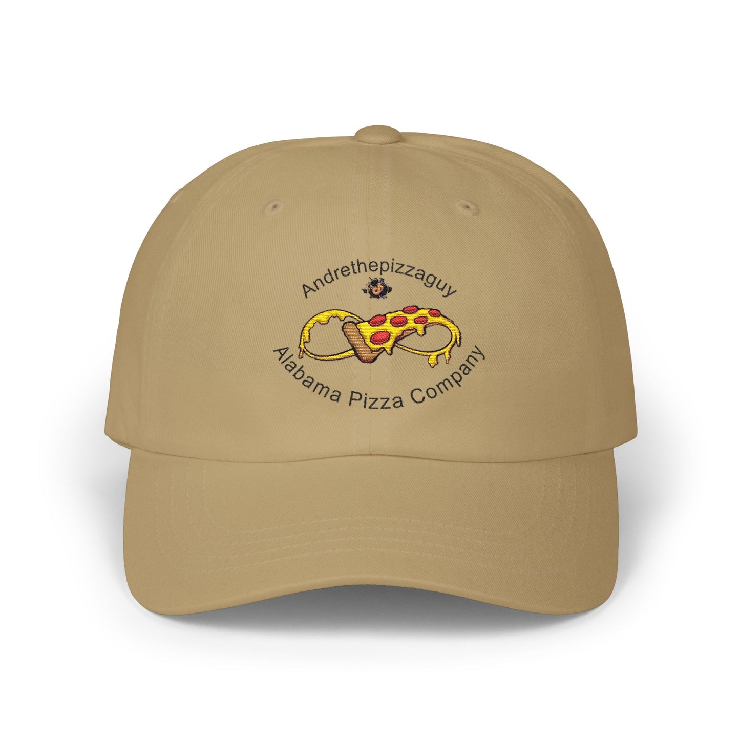 Pizza Logo Dad Cap – “Andreythepizzaguy” Alabama Pizza Company Embroidered Hat
