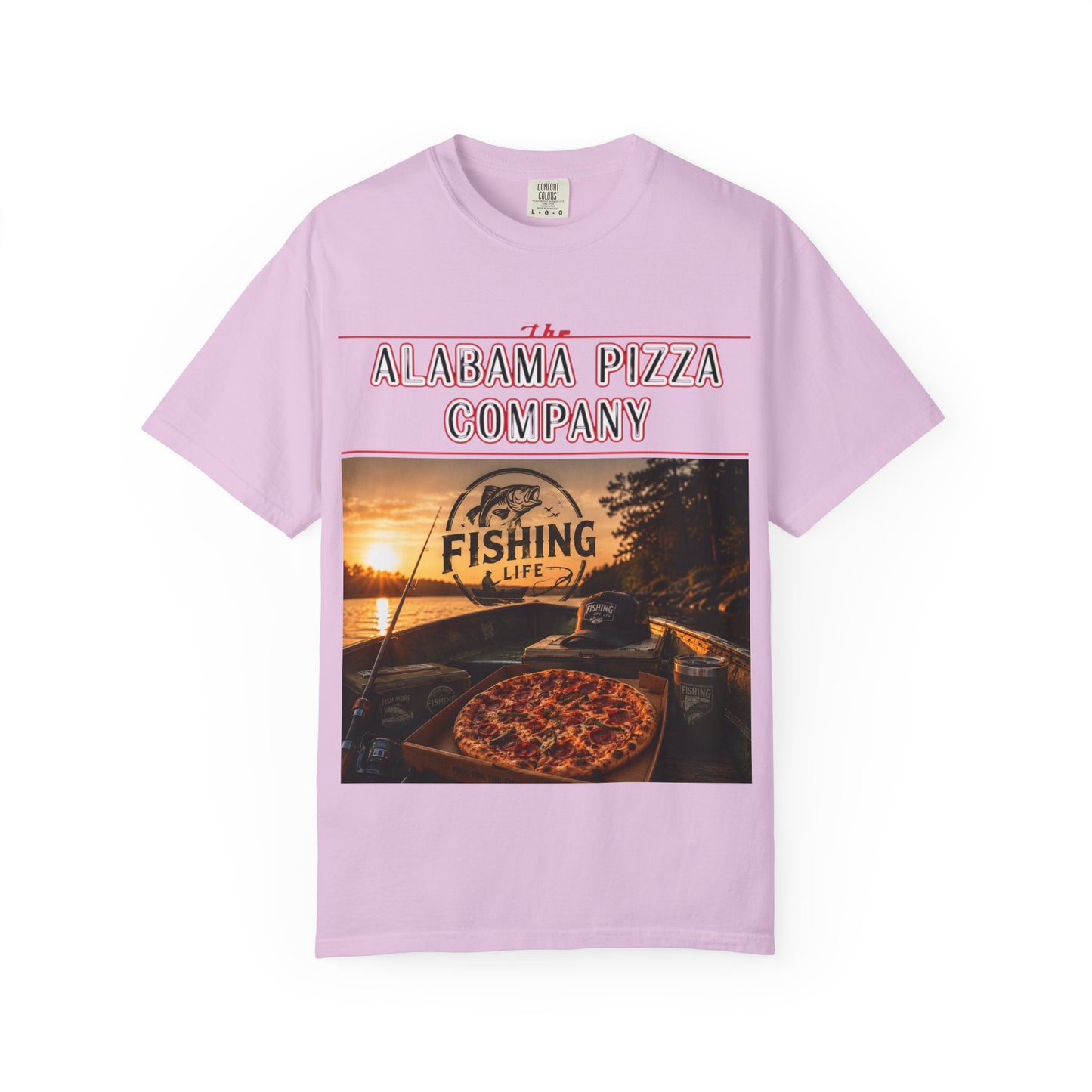 Alabama Pizza Co. Fishing Life T-Shirt
