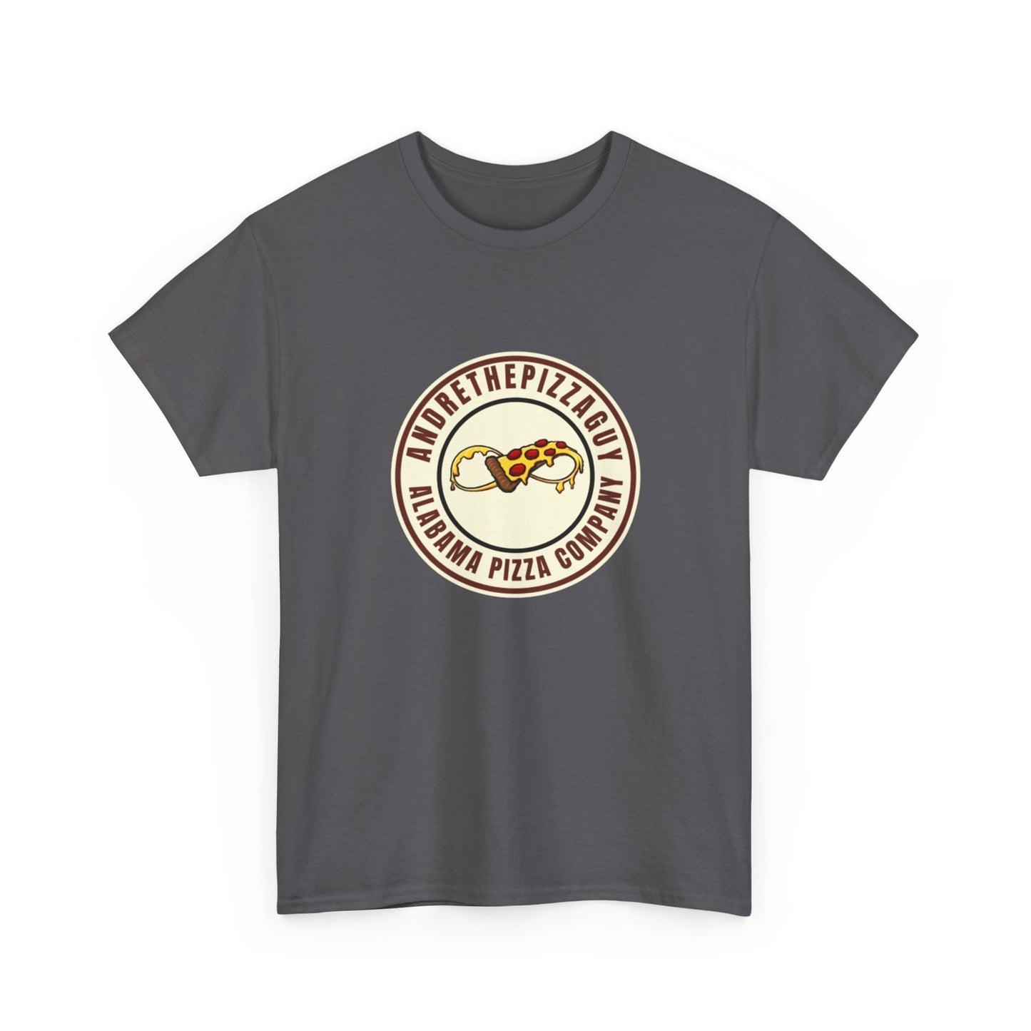 Pizza Company Logo Tee — Vintage Pepperoni Slice Graphic T-Shirt