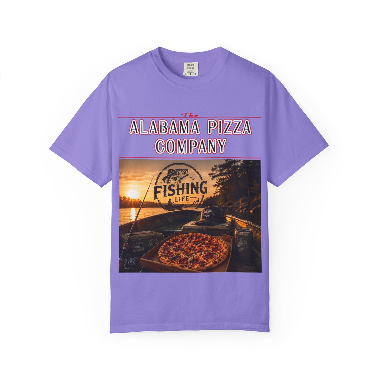 Alabama Pizza Co. Fishing Life T-Shirt