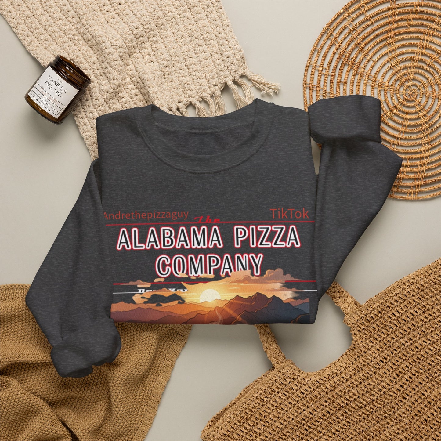 Alabama Pizza Company Sweatshirt – Vintage Mountain Pizza Crewneck