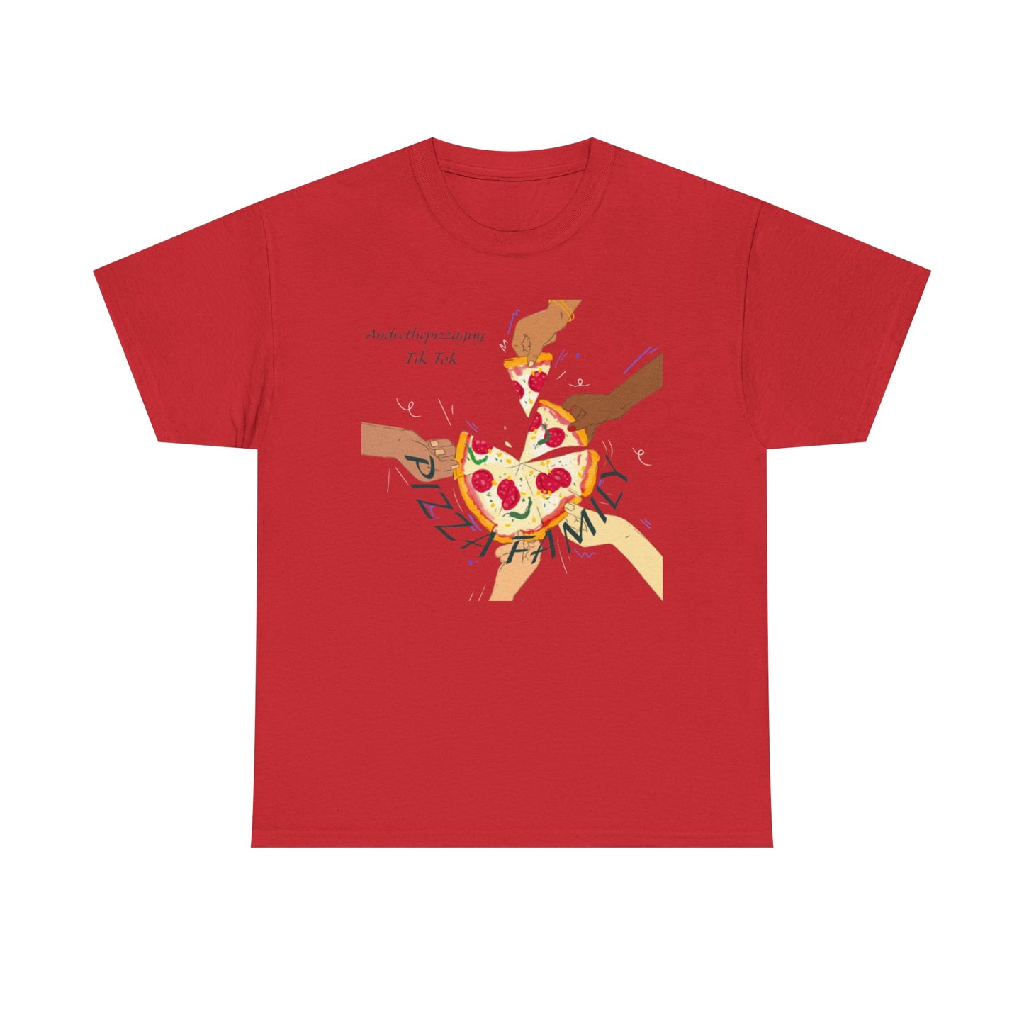 Pizza Family T-Shirt — Together Share Slice Graphic Tee