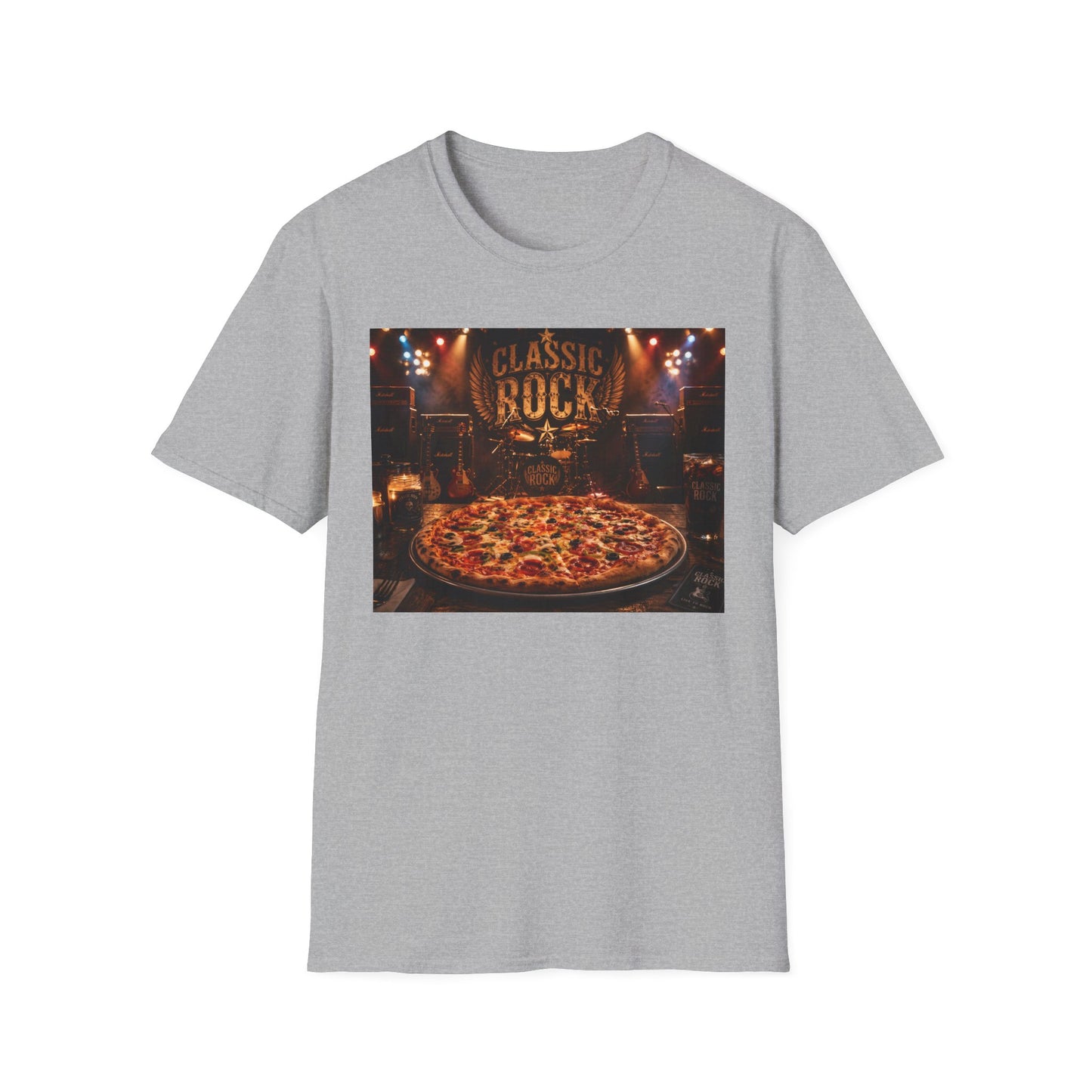 Classic Rock Pizza T-Shirt