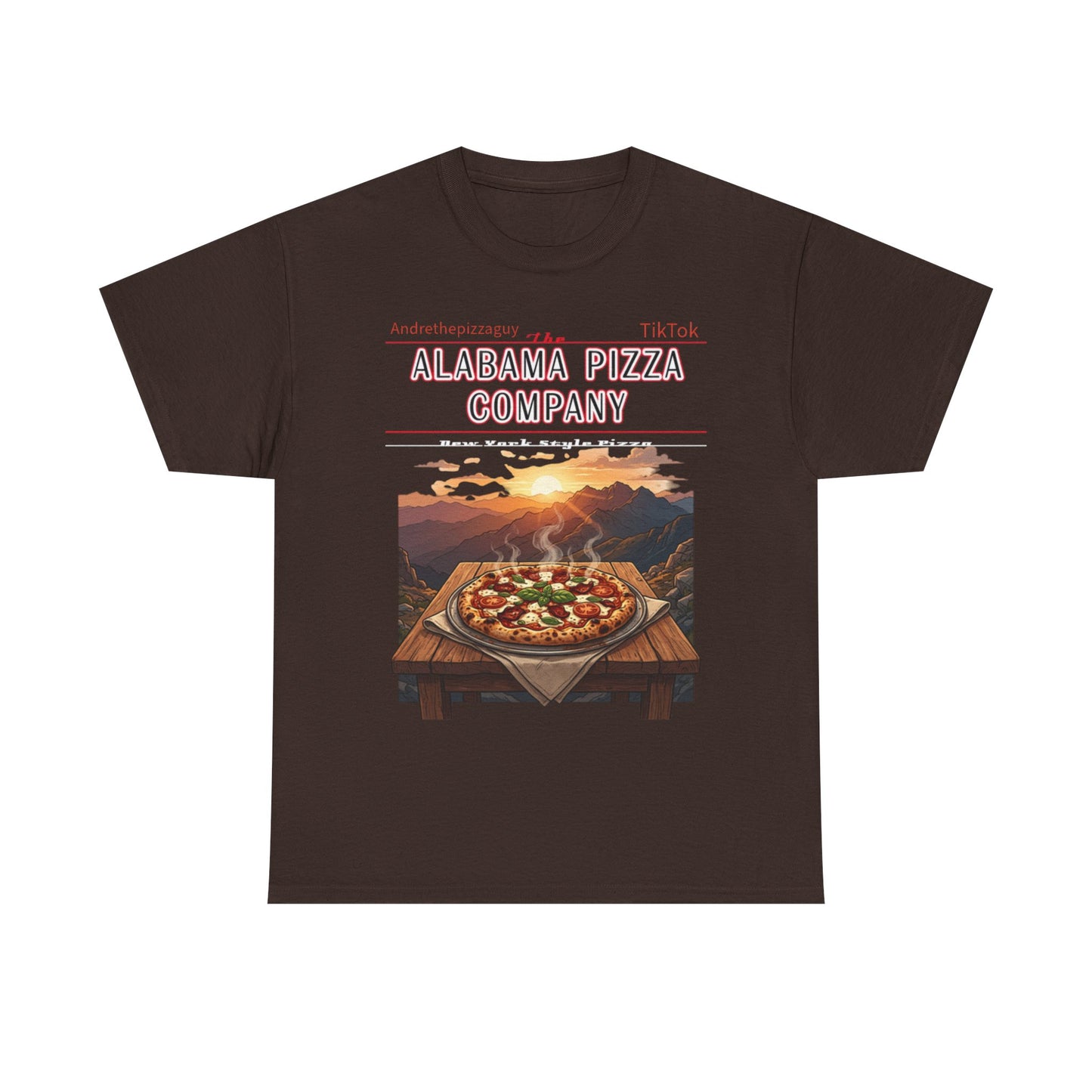 Alabama Pizza Company Tee – Scenic Mountain Pizza Graphic Shirt