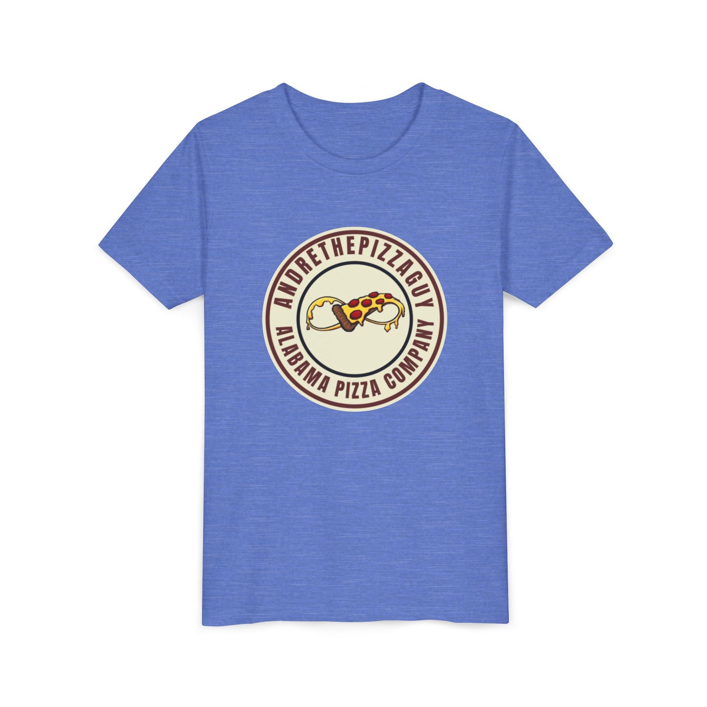 Youth T-Shirt — "AndreThePizzaGuy" Alabama Pizza Company Logo Tee