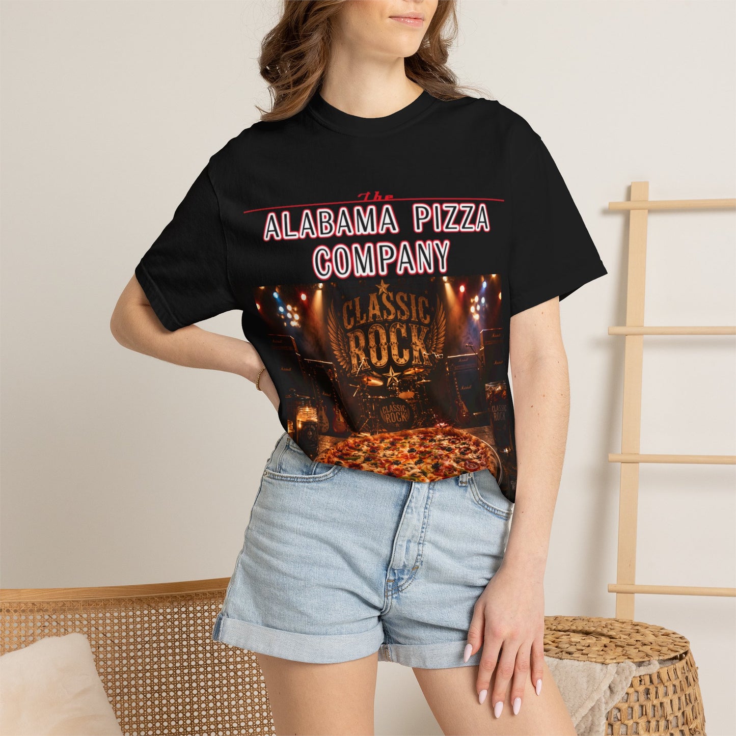 Pizza & Classic Rock T-Shirt — The Alabama Pizza Company Graphic Tee