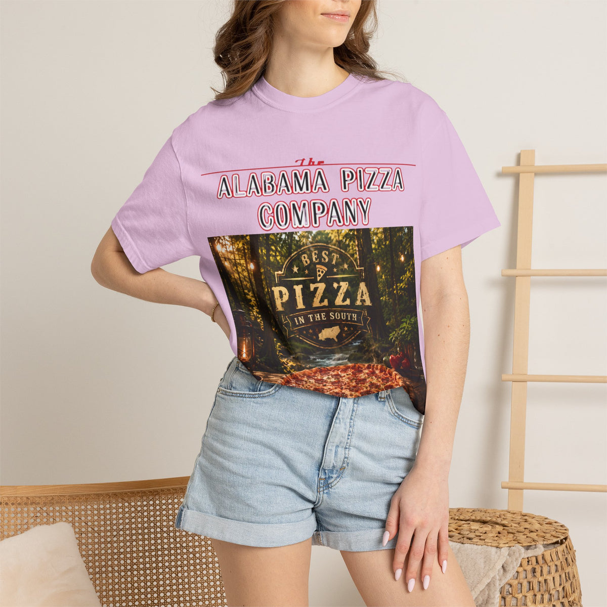 Alabama Pizza Company T-Shirt — Rustic Wood-Fired Pizza Graphic Tee