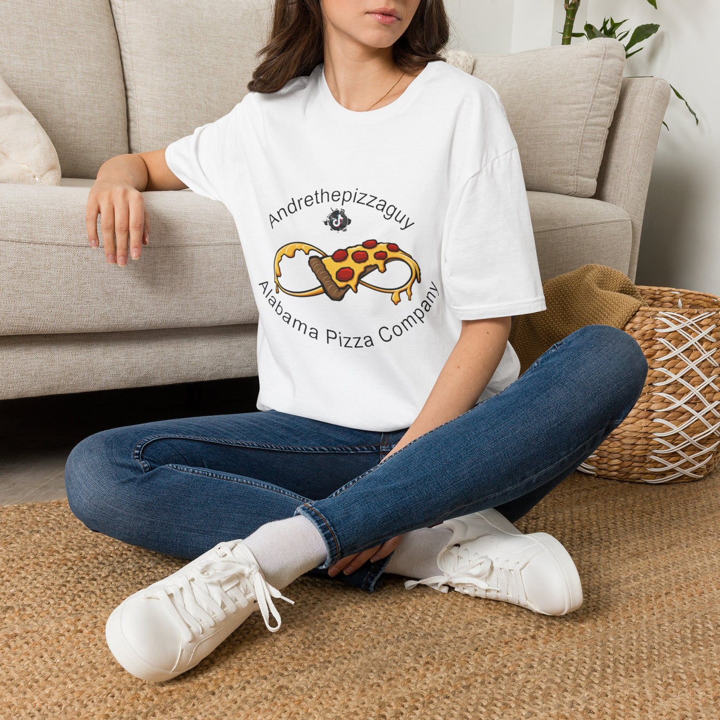 Pizza Logo T-Shirt — "Andrethepizzaguy" Alabama Pizza Company Tee