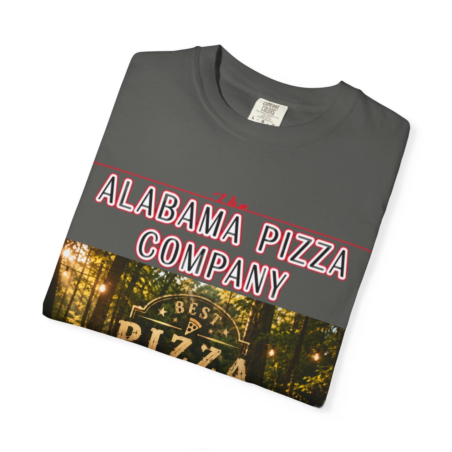 Alabama Pizza Company T-Shirt — Rustic Wood-Fired Pizza Graphic Tee