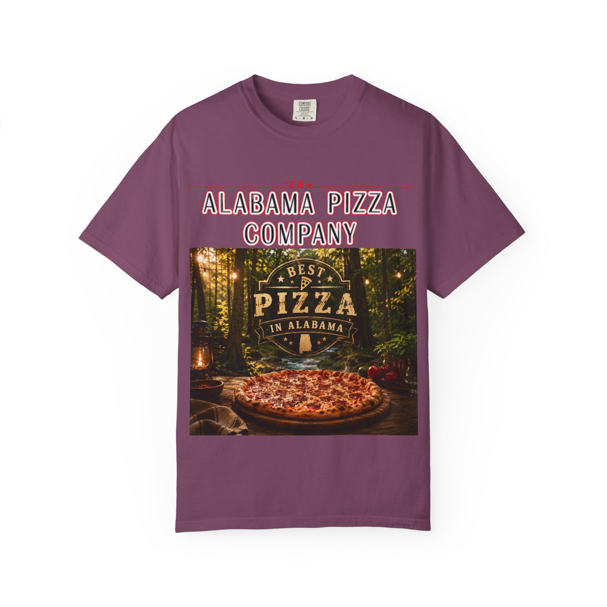 Alabama Pizza Company T‑Shirt – Best Pizza in Alabama Graphic Tee