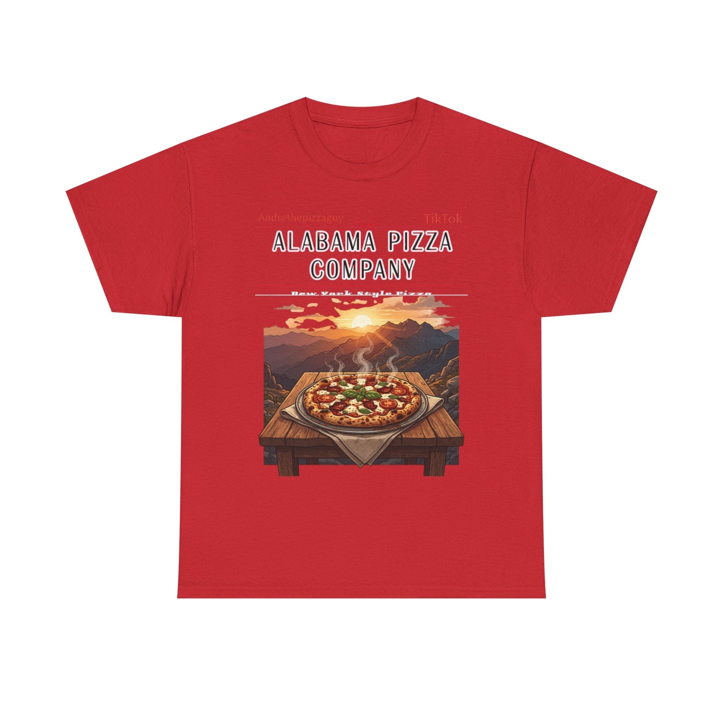 Alabama Pizza Company Tee – Scenic Mountain Pizza Graphic Shirt