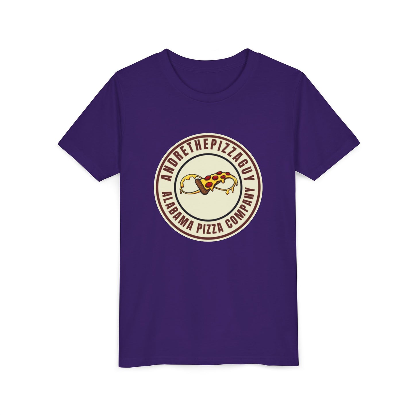 Youth T-Shirt — "AndreThePizzaGuy" Alabama Pizza Company Logo Tee