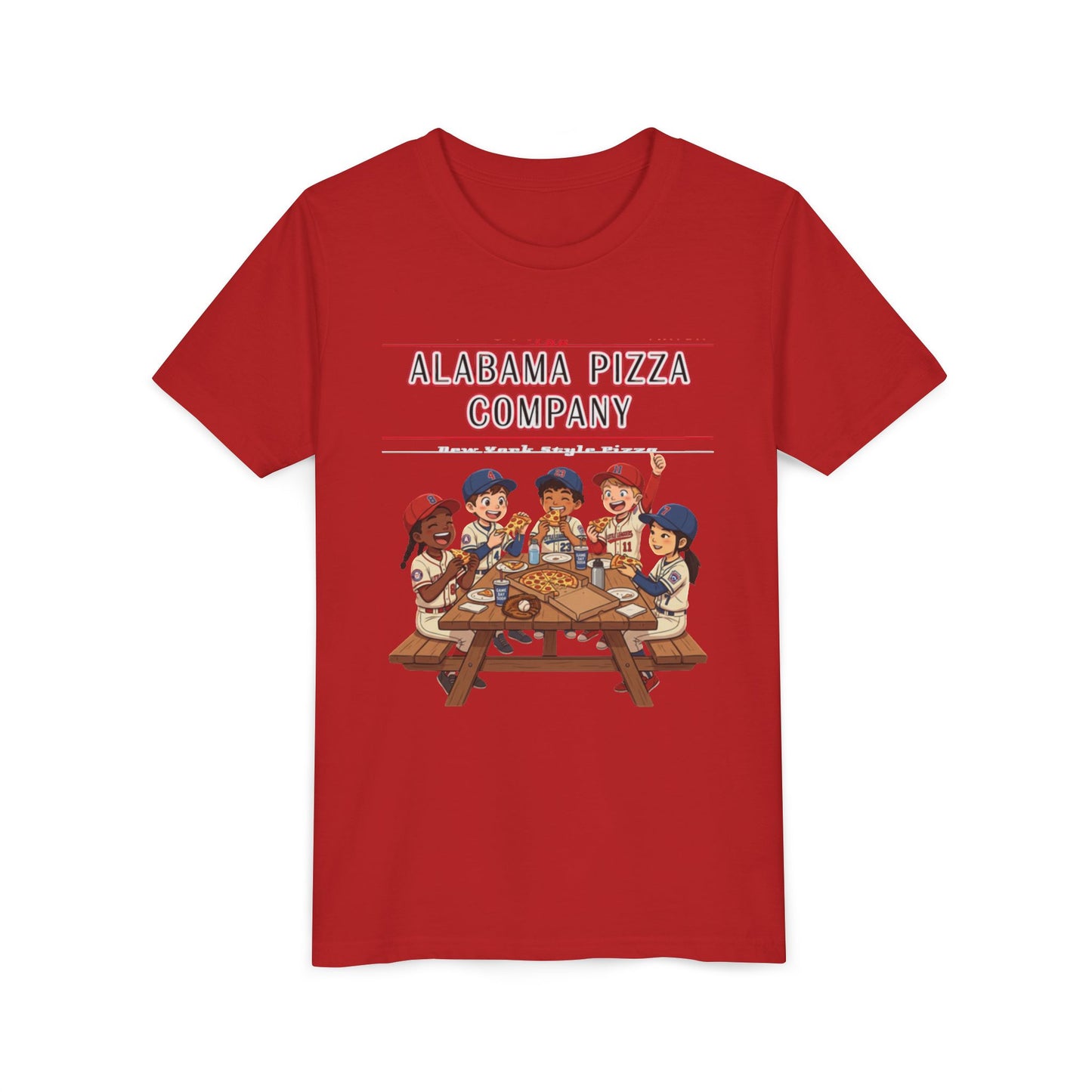 Youth Tee — Alabama Pizza Company Kids Pizza Party Shirt